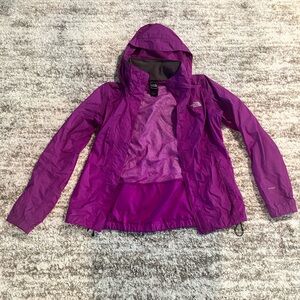 Small magenta winter jacket from The Northface